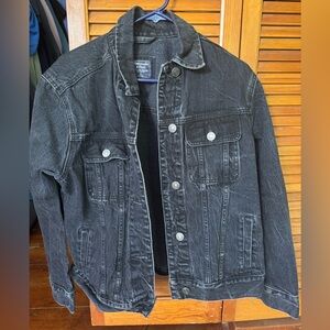Abercrombie & Fitch Black Denim Jacket